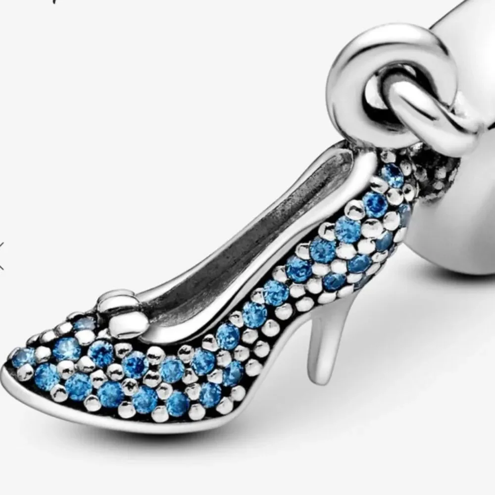 NWOT Pandora x Disney Cinderella Sparkling Slipper Charm